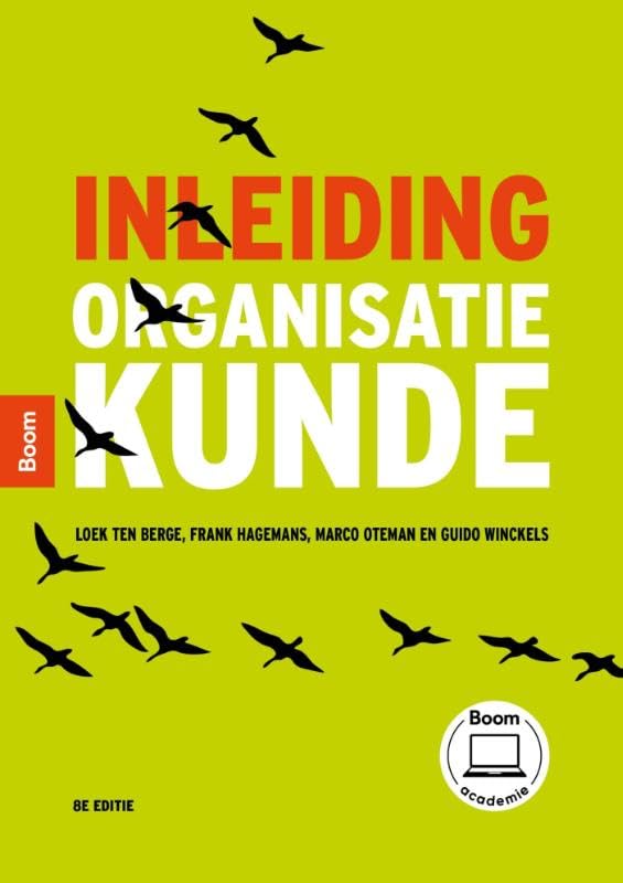 Inleiding organisatiekunde book