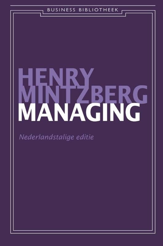 Managing: nederlandstalige editie book