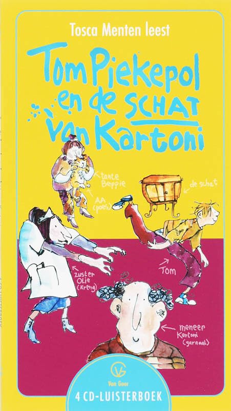 Tom Piekepol en de schat van Kartoni 4 CD's: luisterboek cd