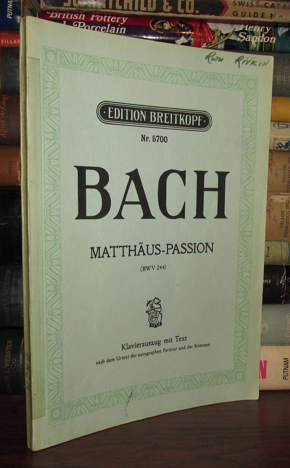 Product Image: Matthaus passion: luisterboek