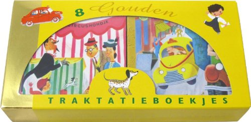 Een Gouden Boekjes traktatiebox: 8 Gouden traktatie blokboekjes book
