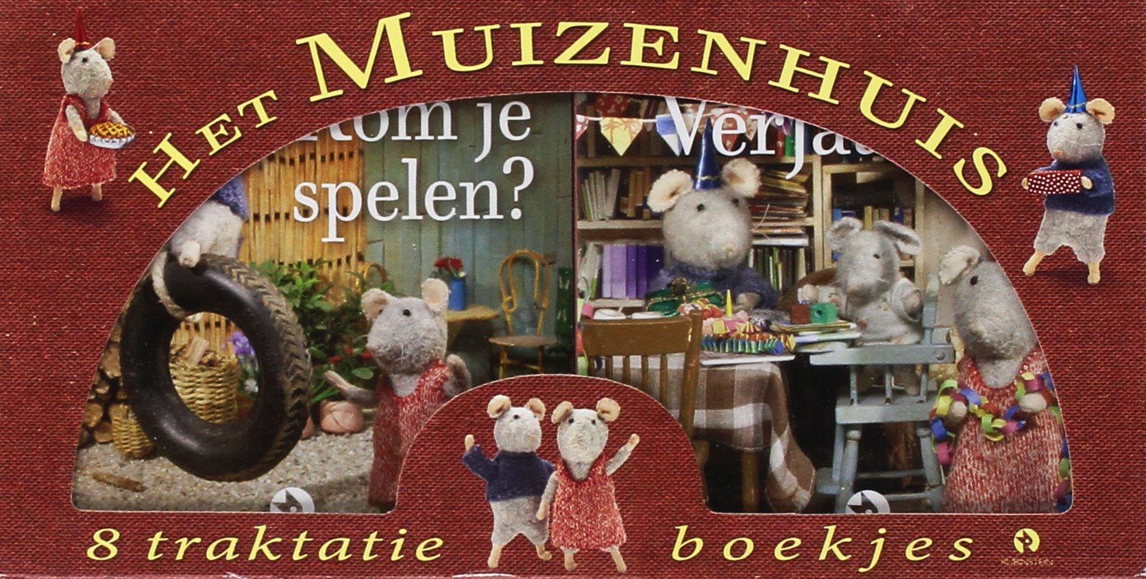 Het muizenhuis traktakieboekjes: 8 kartonnen uitdeelboekjes book