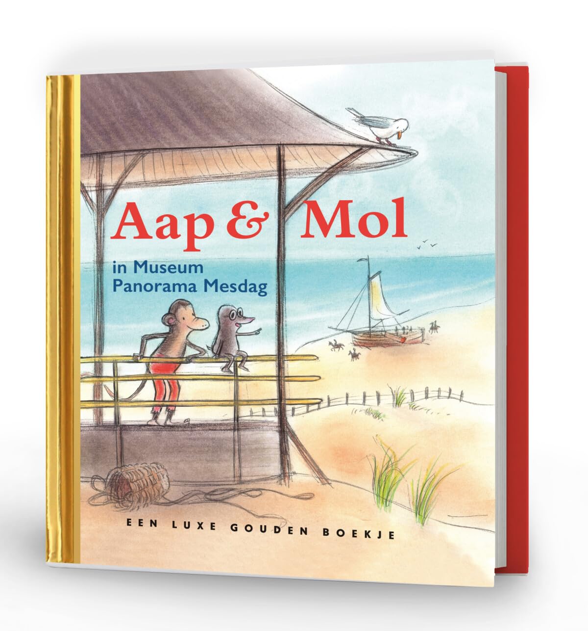 Aap & Mol in Museum Panorama Mesdag: Luxe Gouden Boekje book