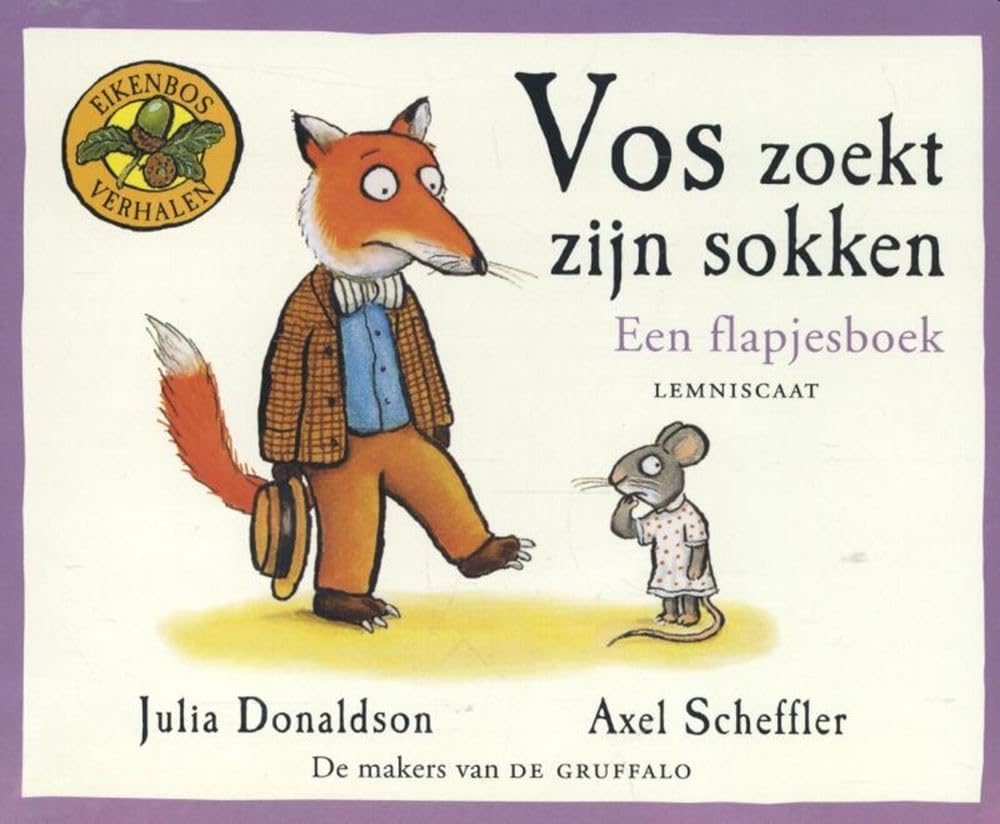 Vos zoekt zijn sokken: een flapjesboek (Eikenbosverhalen) Books