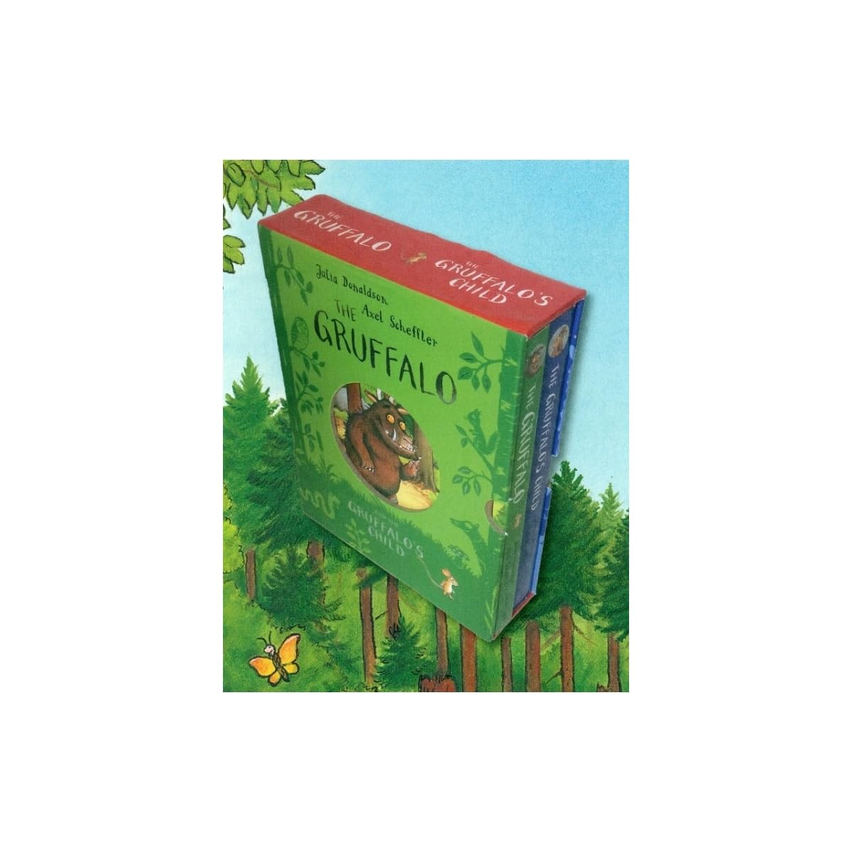 De Gruffalo / Het kind van de Gruffalo kartonboekjes in cassette Children's books