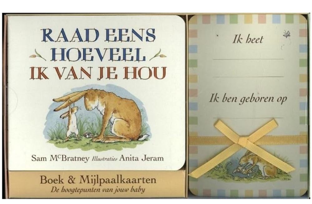 Raad eens hoeveel ik van je hou Boek & Mijlpaalkaarten: De hoogtepunten van jouw baby Children's books