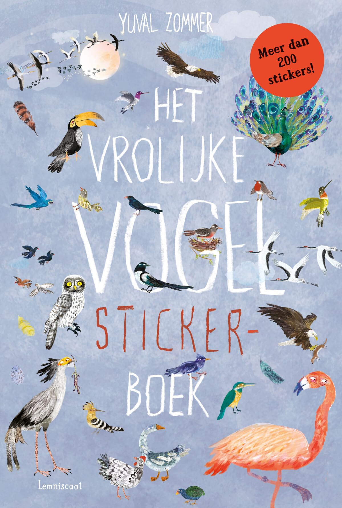 Het vrolijke vogel stickerboek book