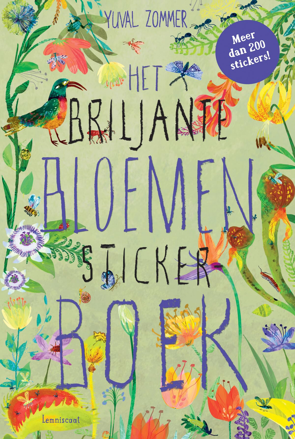 Het Briljante Bloemen Boek Stickerboek book