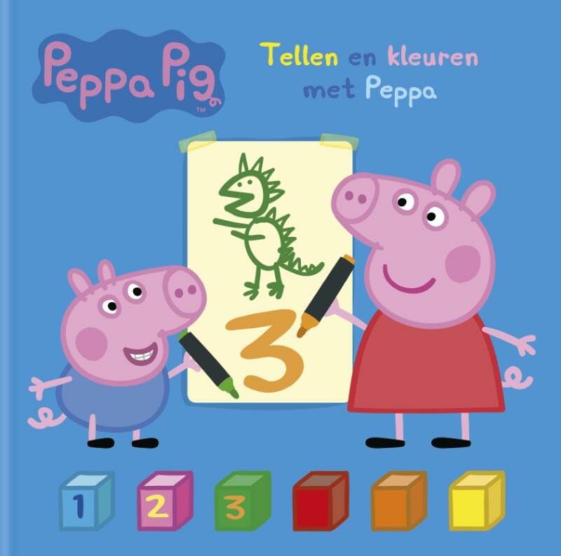 Tellen en kleuren met Peppa: Peppa Pig book