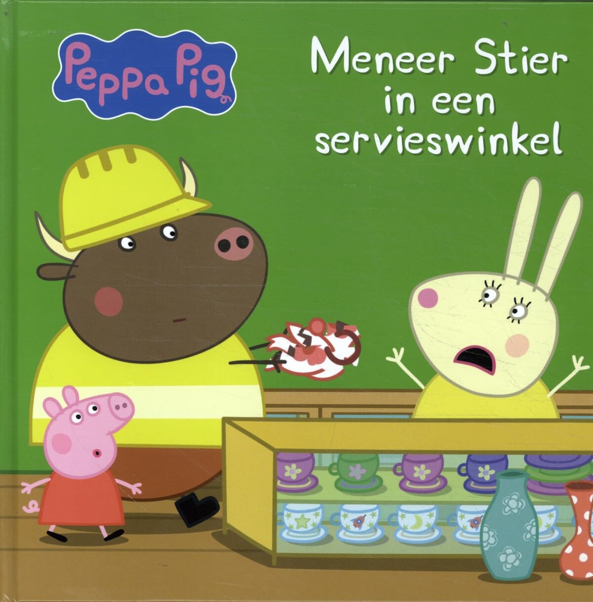 Meneer Stier in een servieswinkel book