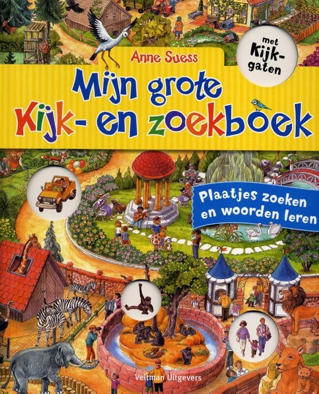 Mijn grote kijk- en zoekboek: plaatjes zoeken en woorden leren book