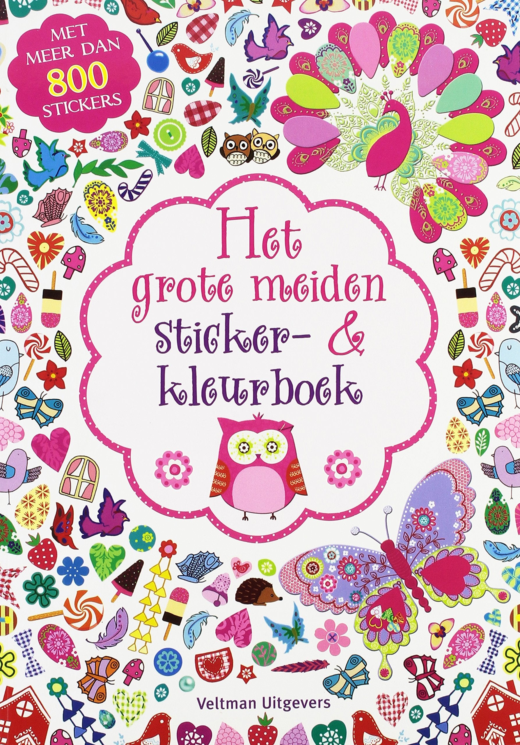 Het grote meiden sticker- en kleurboek Tiptoi & Games
