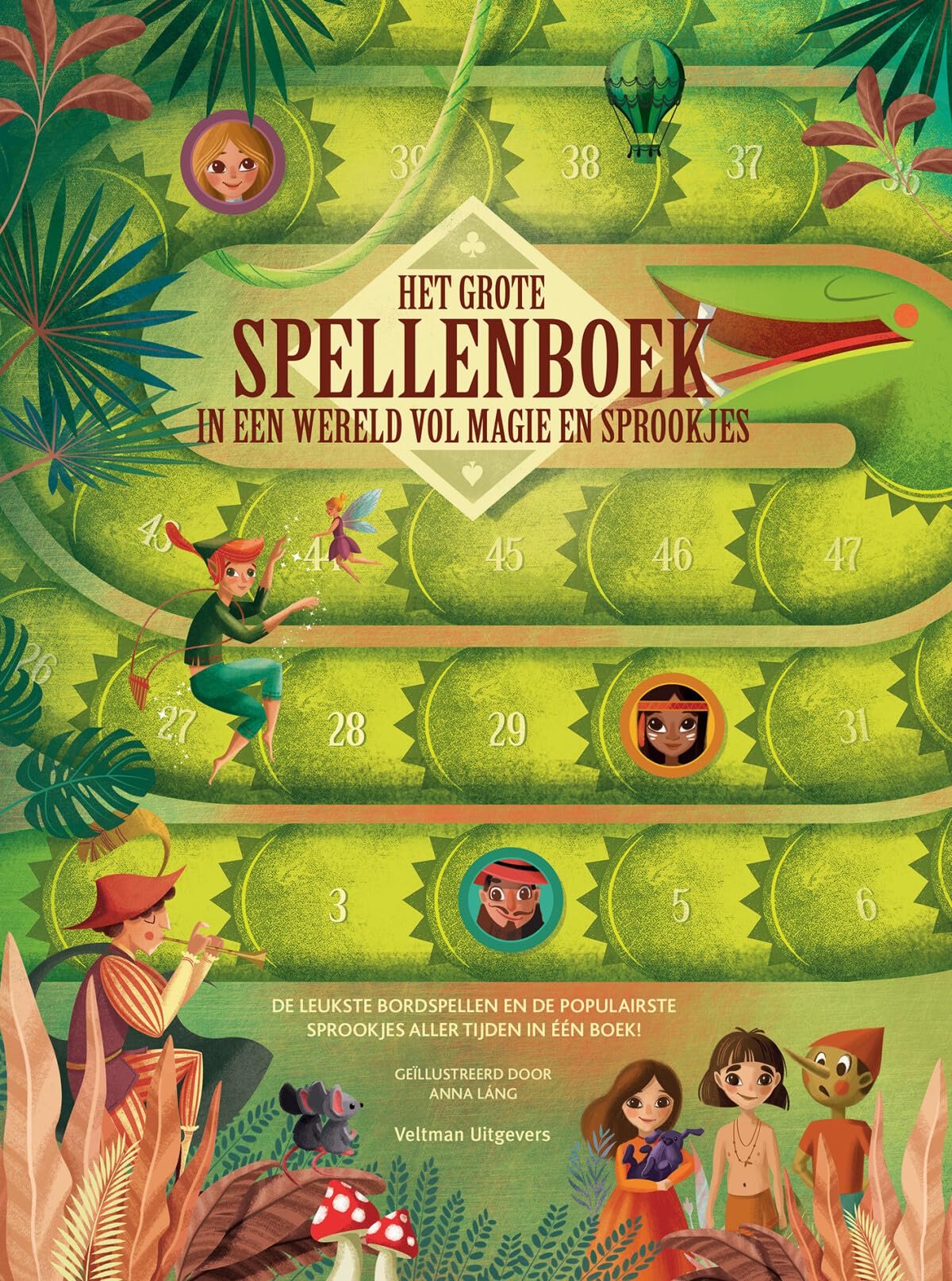 Het grote spellenboek in een wereld vol magie en sprookjes Fairy Tales & Legends