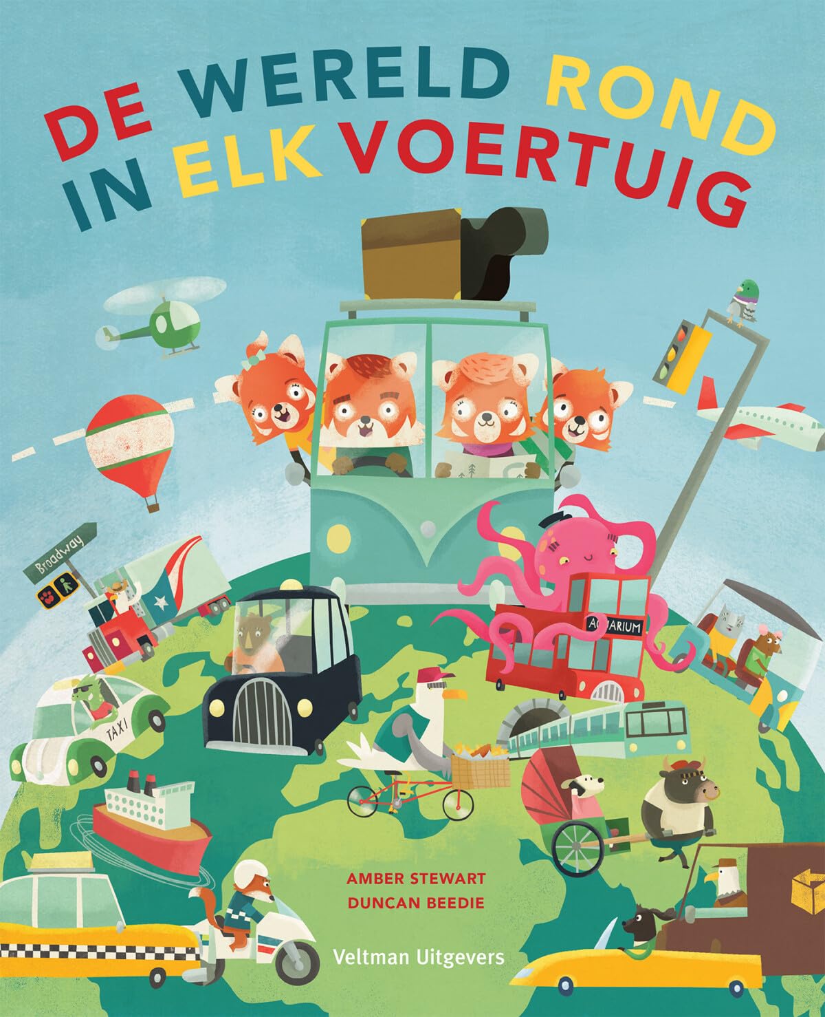 De wereld rond in elk voertuig book