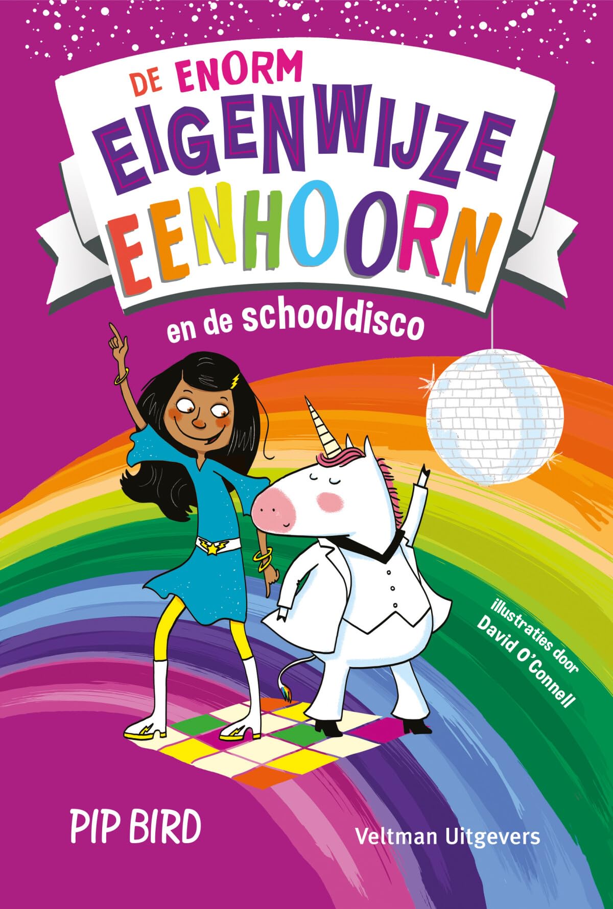 De enorm eigenwijze eenhoorn en de schooldisco book