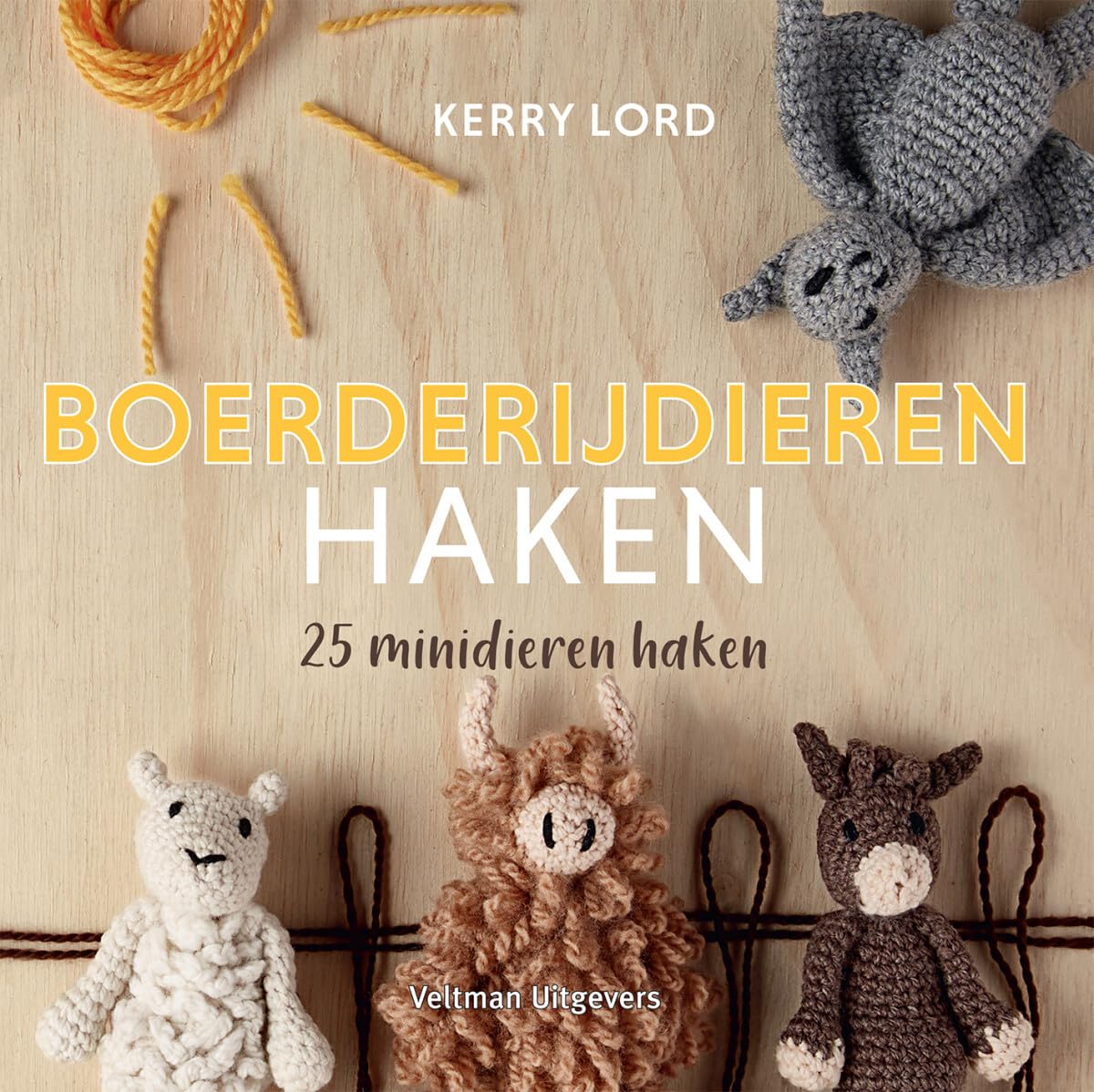 Boerderijdieren haken: 25 minidieren haken book