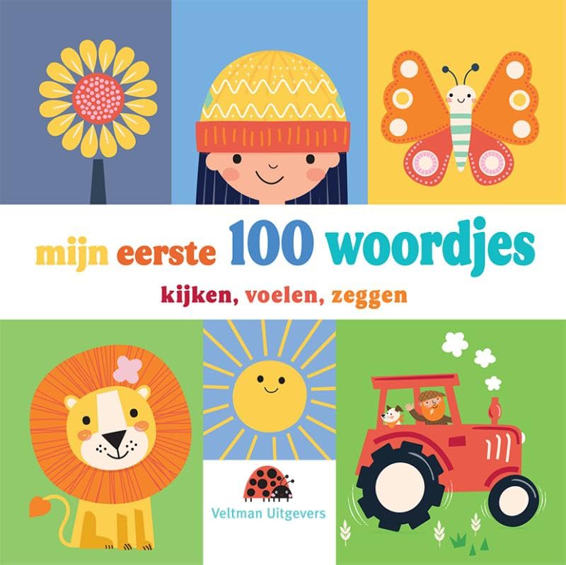 Mijn eerste 100 woordjes: kijken, voelen, zeggen book