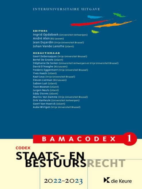 BAMACODEX 1 – Staats- en bestuursrecht 2022-2023 book