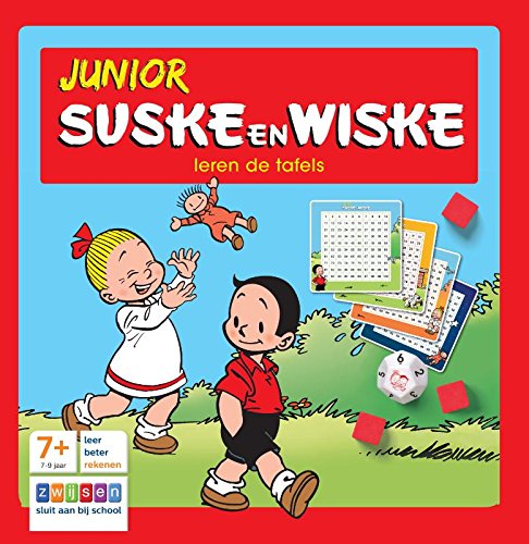 Junior Suske & Wiske leren de tafels book