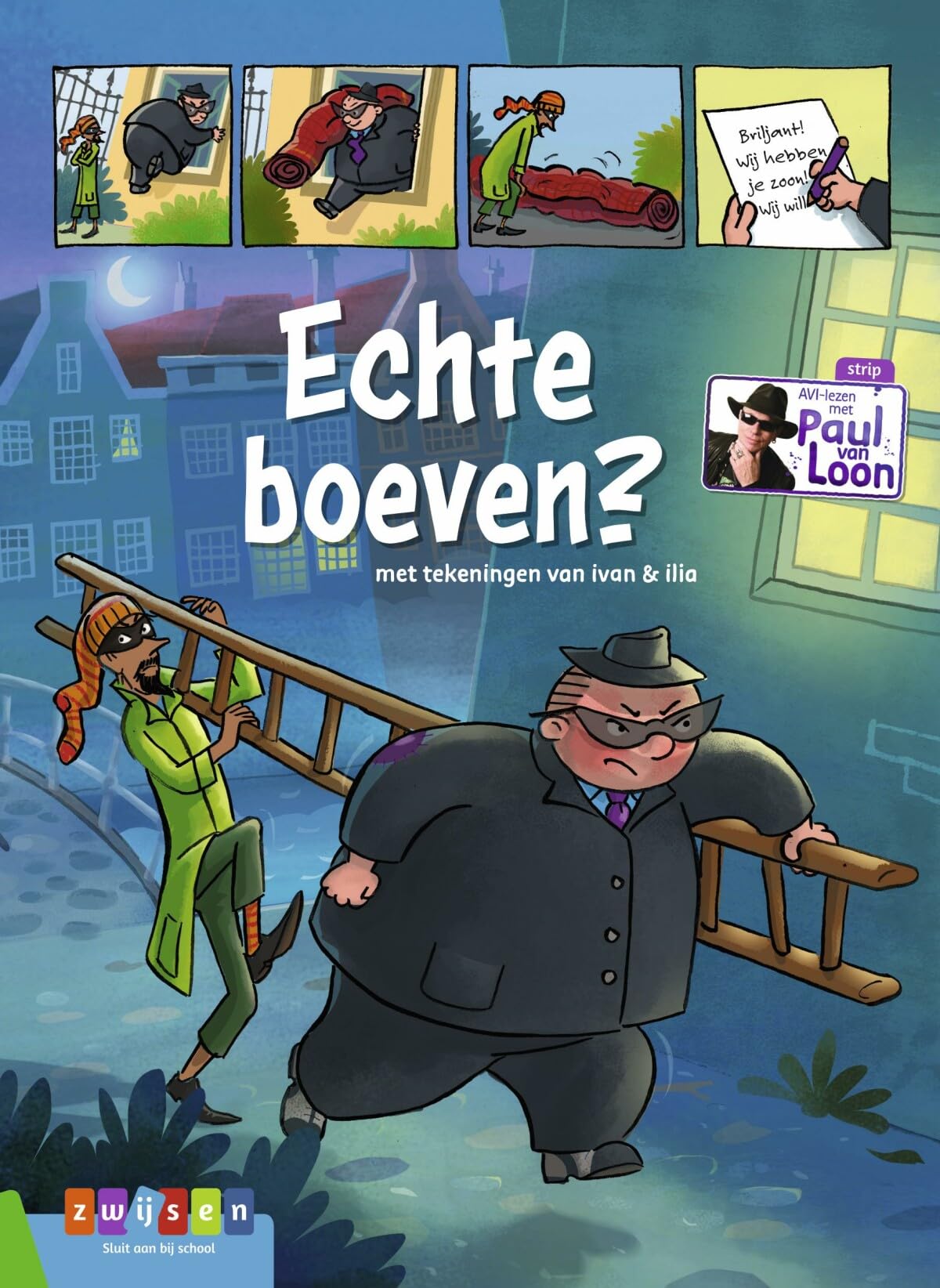 Echte boeven? (AVI-lezen met Paul van Loon) Manga