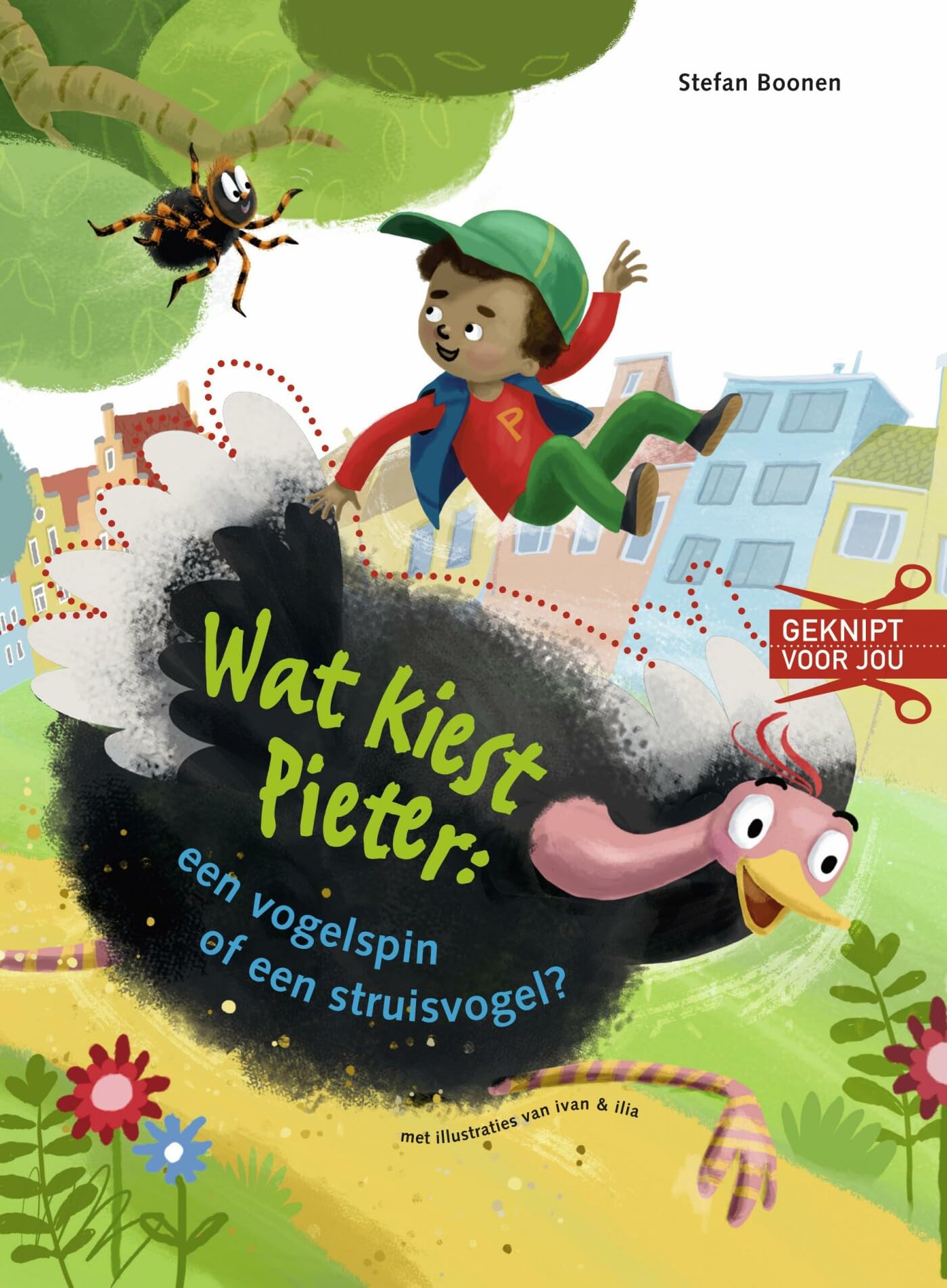 Wat kiest Pieter: een vogelspin of een struisvogel? book