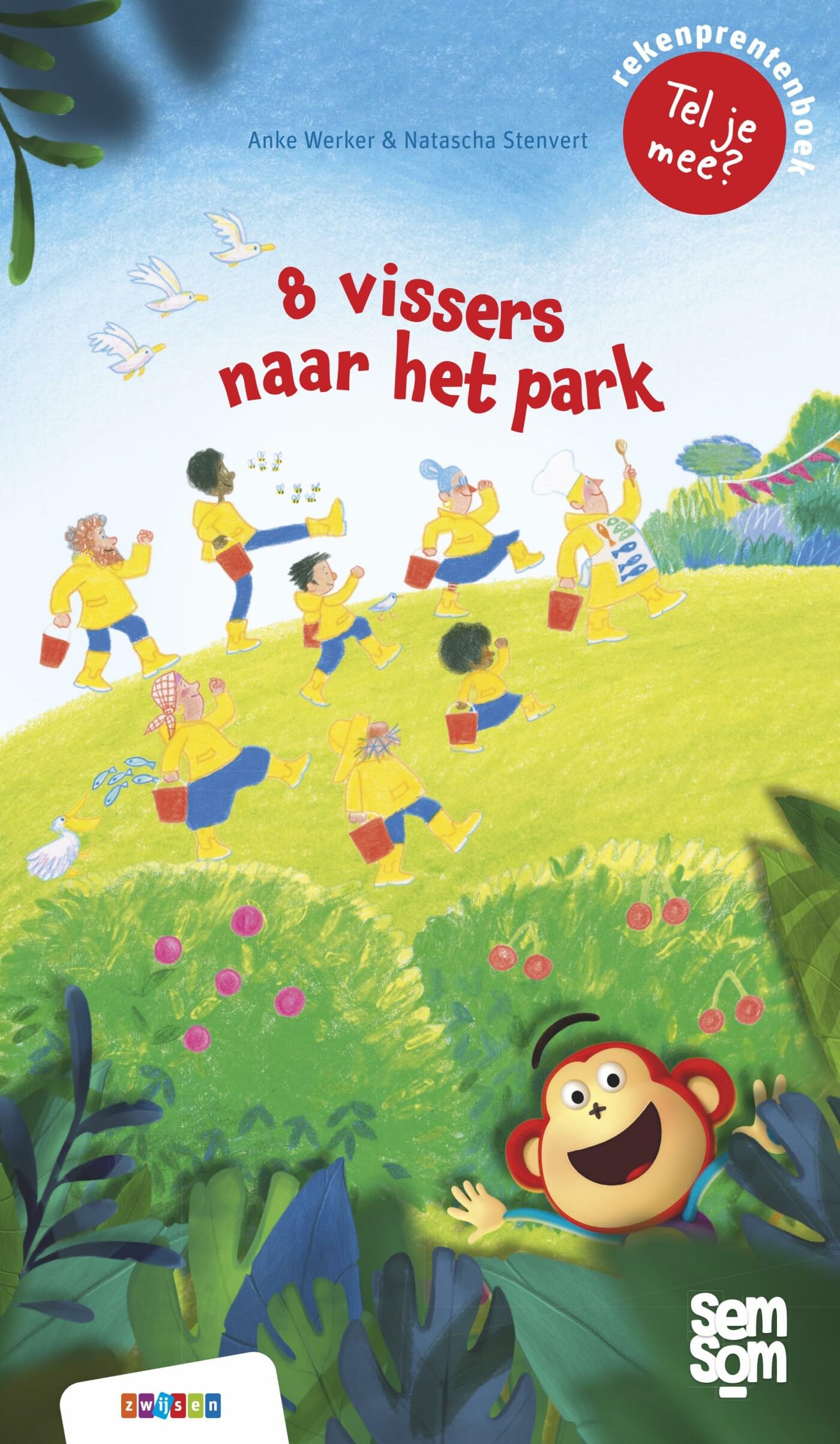 8 vissers naar het park: rekenprentenboek: tel je mee? book