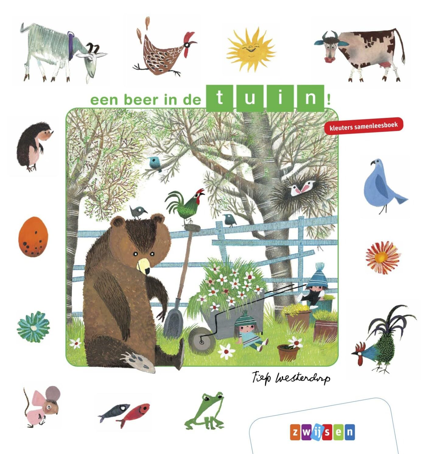 Een beer in de tuin! (Kleuters samenleesboeken) Non-fiction
