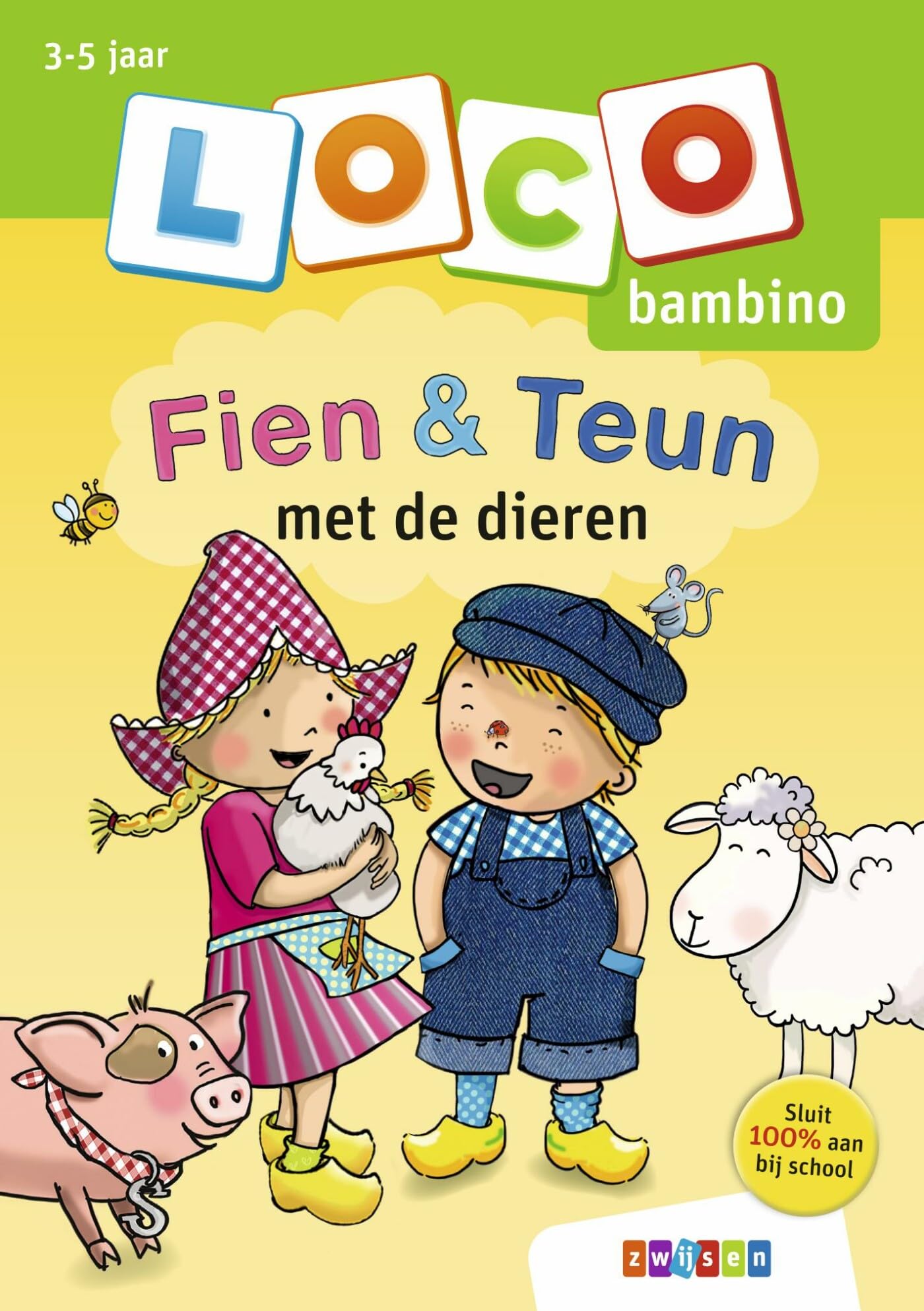 Loco bambino Fien & Teun met de dieren book