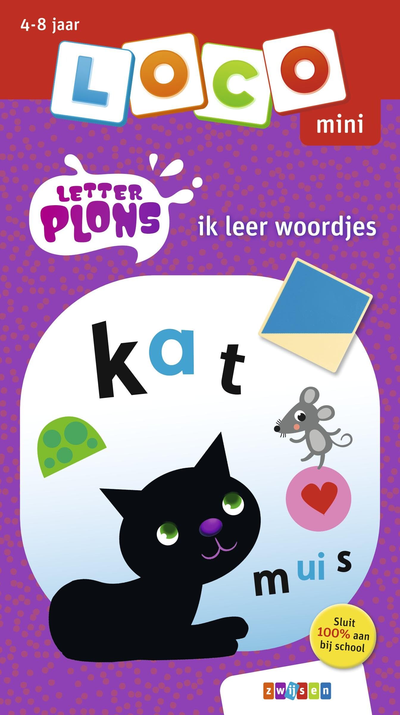 Loco mini Letterplons ik leer woordjes book