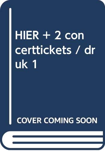 HIER + 2 concerttickets book