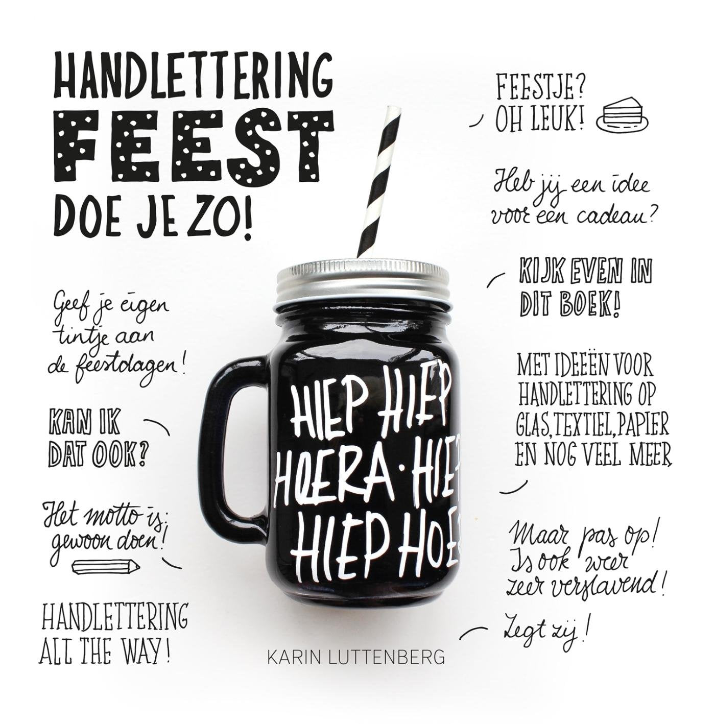 Handlettering FEEST doe je zo! book