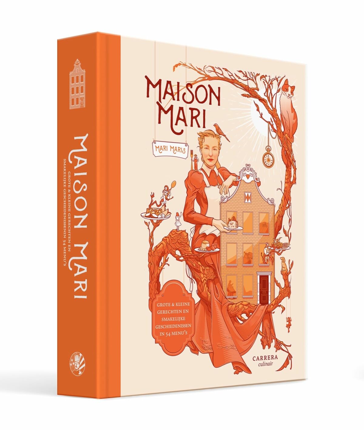 Maison Mari: reis door het jaar in 54 diners, kleine geschiedenissen en grote gerechten, van soezen en mousses tot croquettes, tartelettes & bonbons book