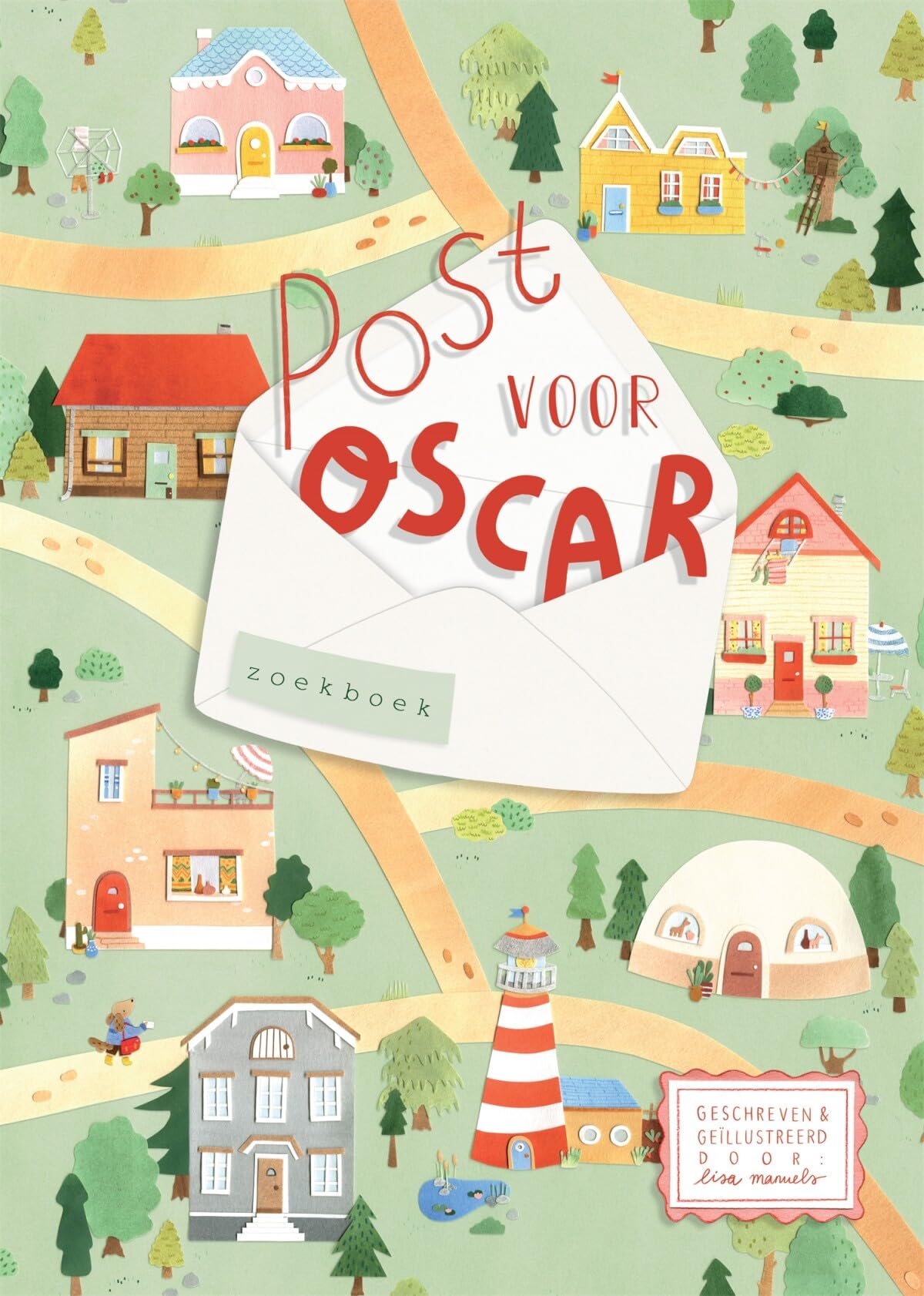 Post voor Oscar: zoekboek book