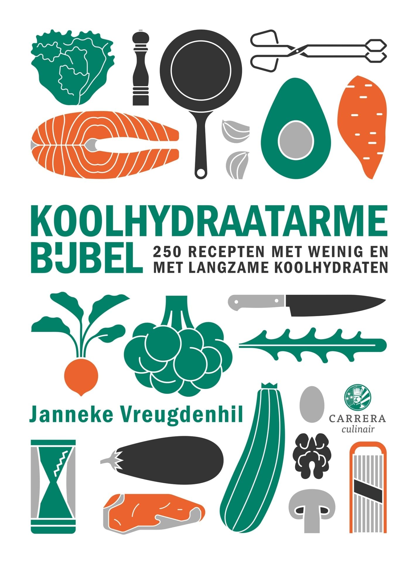 Koolhydraatarme bijbel: 250 recepten met weinig en met langzame koolhydraten (Kookbijbels) Leisure, Home & Garden