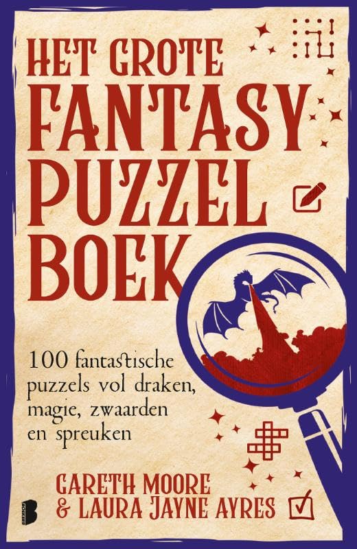 Het grote fantasypuzzelboek: 100 fantastische puzzels vol draken, magie, zwaarden en spreuken Contemporary literature Books