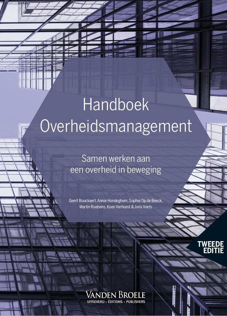 Handboek overheidsmanagement: samen werken aan een overheid in beweging book