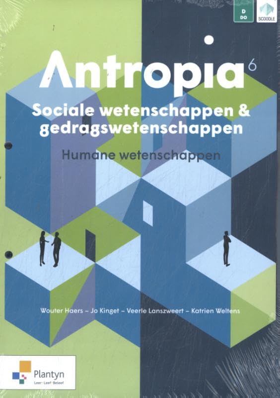 Antropia 6 Sociale en gedragswetenschappen HW Activerend leerboek (incl. Scoodle) book
