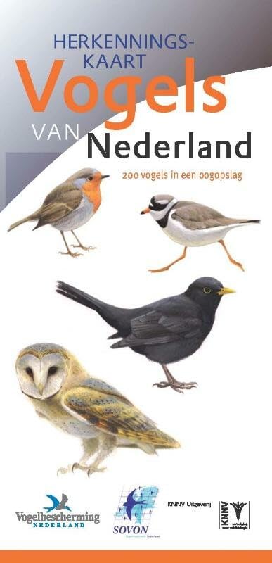 Herkenningskaart vogels van Nederland: 200 vogels in een oogopslag book