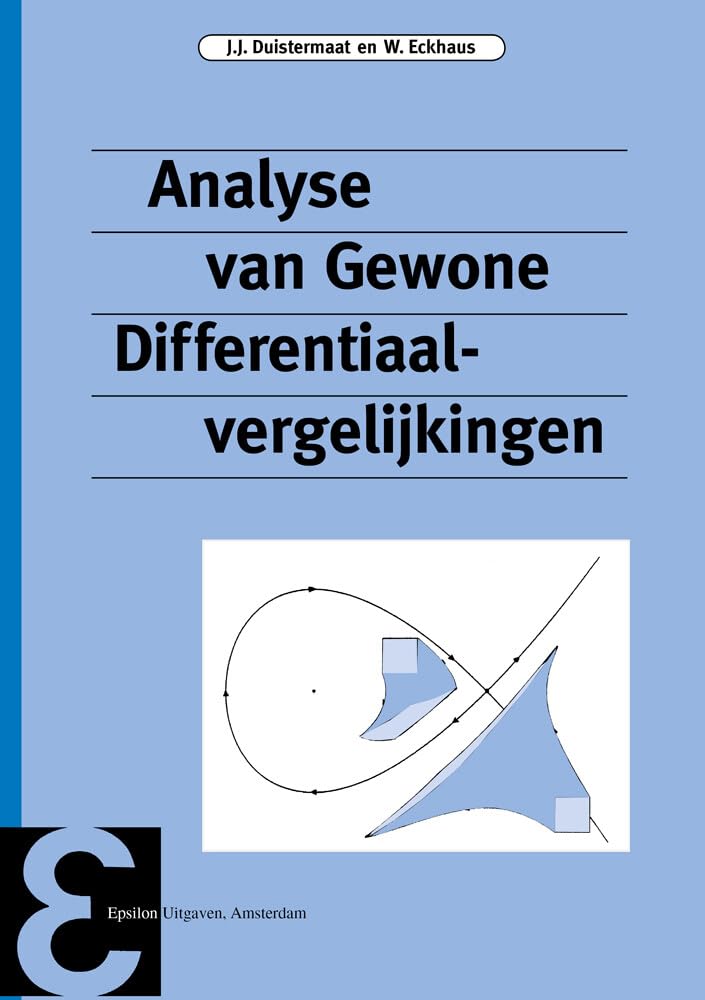 Analyse van gewone differentiaalvergelijkingen book