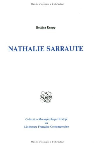 Nathalie Sarraute Books