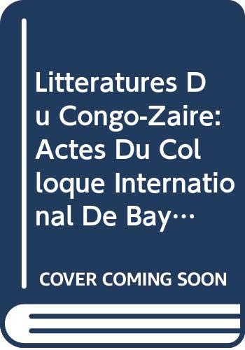 Product Image: Litteratures du congo-zaire