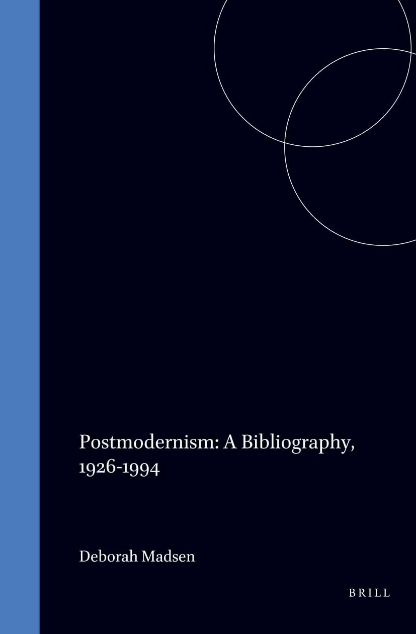 Product Image: Postmodernism: A Bibliography, 1926-1994