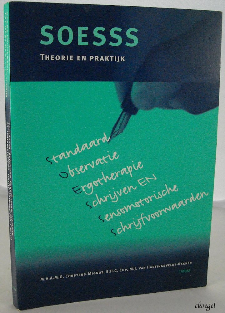 Standaard observatie ergotherapie schrijven en sensomotorische schrijfvoorwaarden Medicine