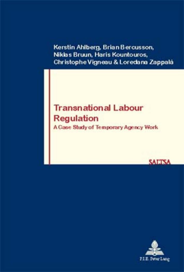 Transnational Labour Regulation : A Case Study of Temporary Agency Work Law