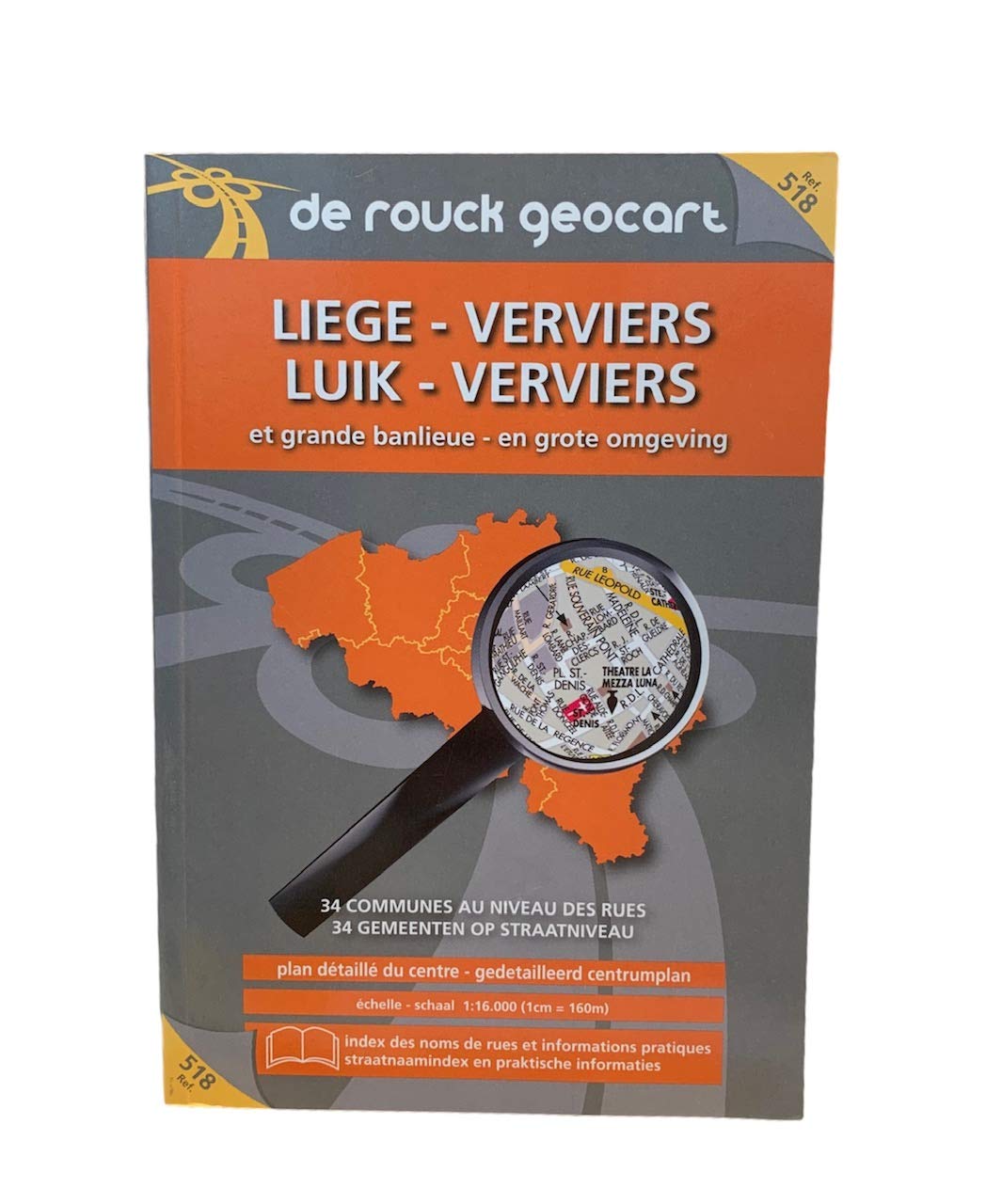 Liege-Verviers Jumbo Pocket Atlas (2009) Leisure, Home & Garden