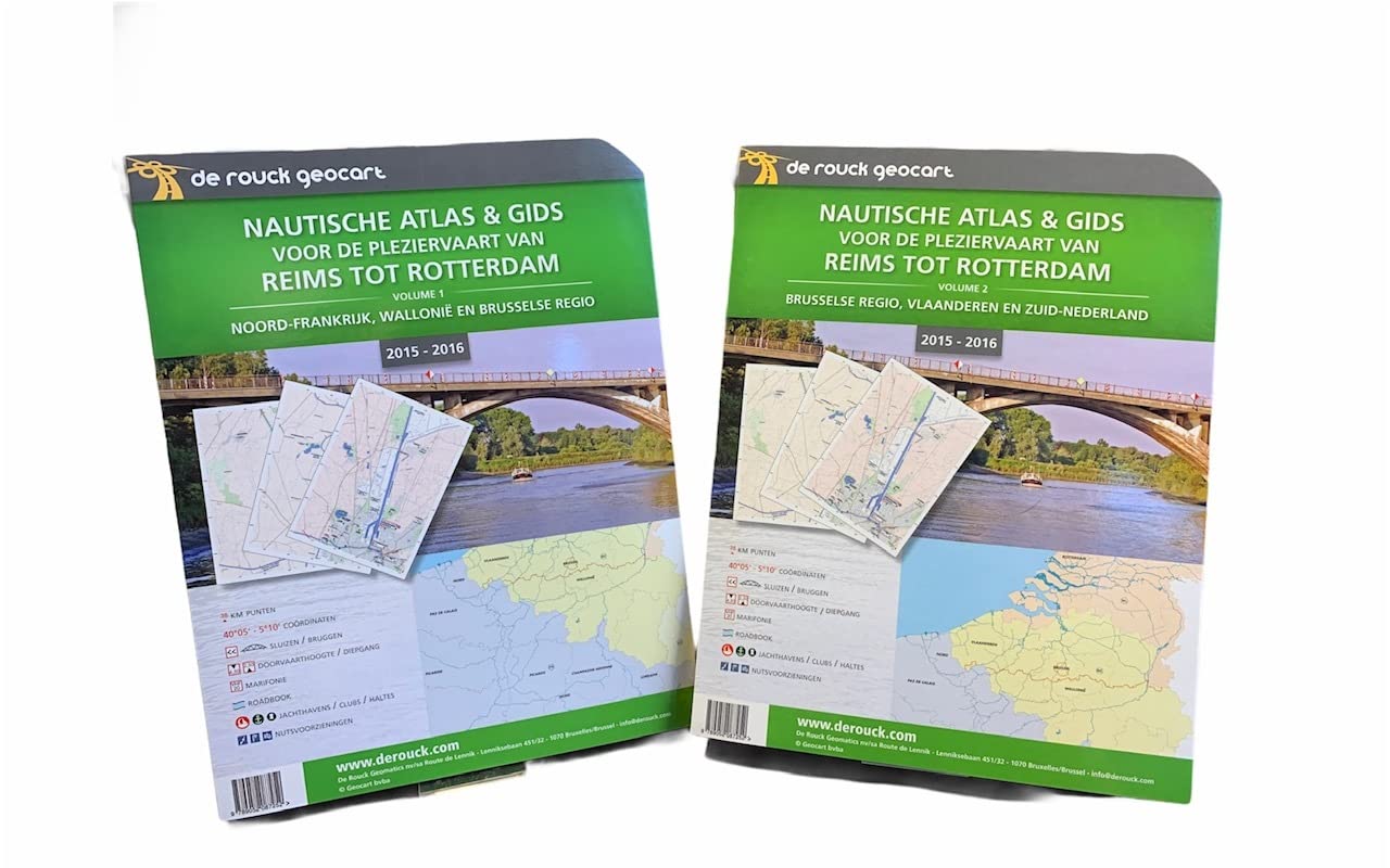 Reims tot Rotterdam : Nautische Atlas & gids voor de pleziervaart (2 volumes) (DR 725) book
