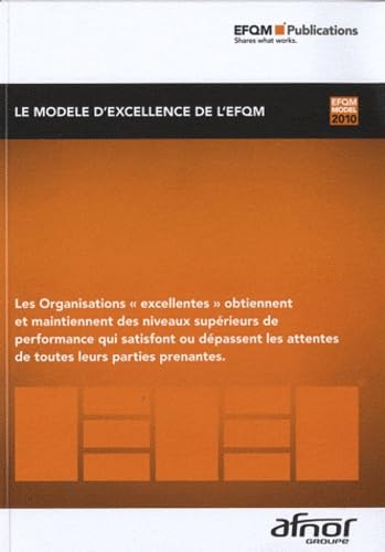Product Image: Le modèle d'excellence de l'EFQM