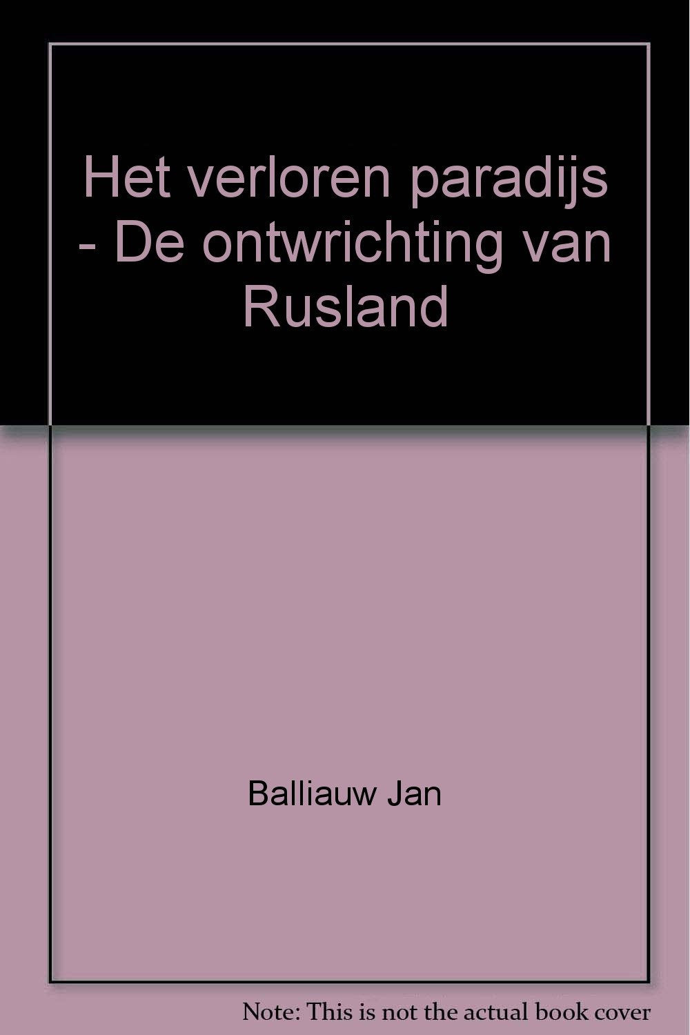 VERLOREN PARADIJS Books