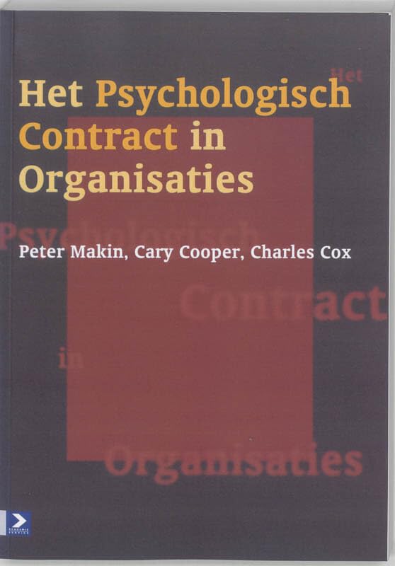 Het psychologisch contract in organisaties book