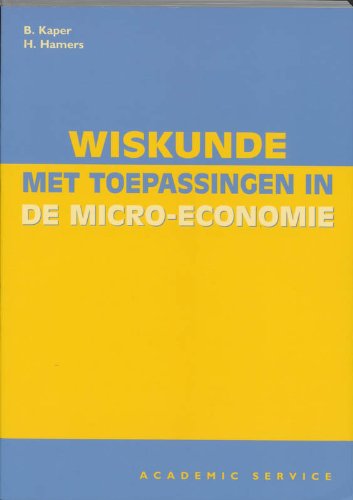 Wiskunde met toepassingen in de micro-economie Business, Finance & Career
